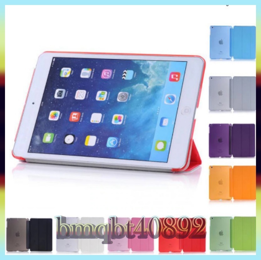 ul●Pad Mini用オリジナル　ウェイクアップフォールドスタンドレザーケース　iPad Mini用スマートカバープロテクター1 2 3　_画像1