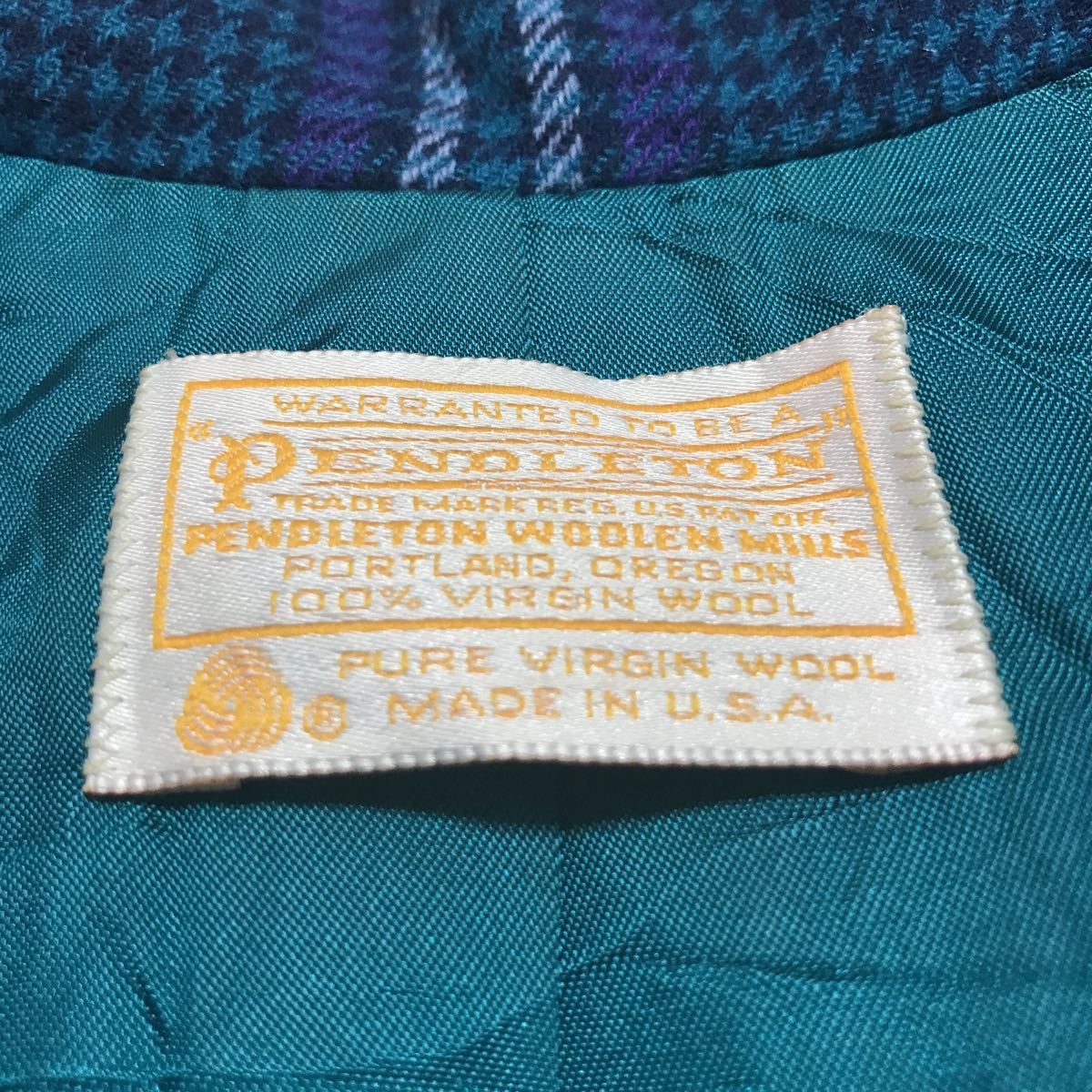 USA製　ペンドルトン PENDLETON　テーラード　ジャケット　ウール　メンズ