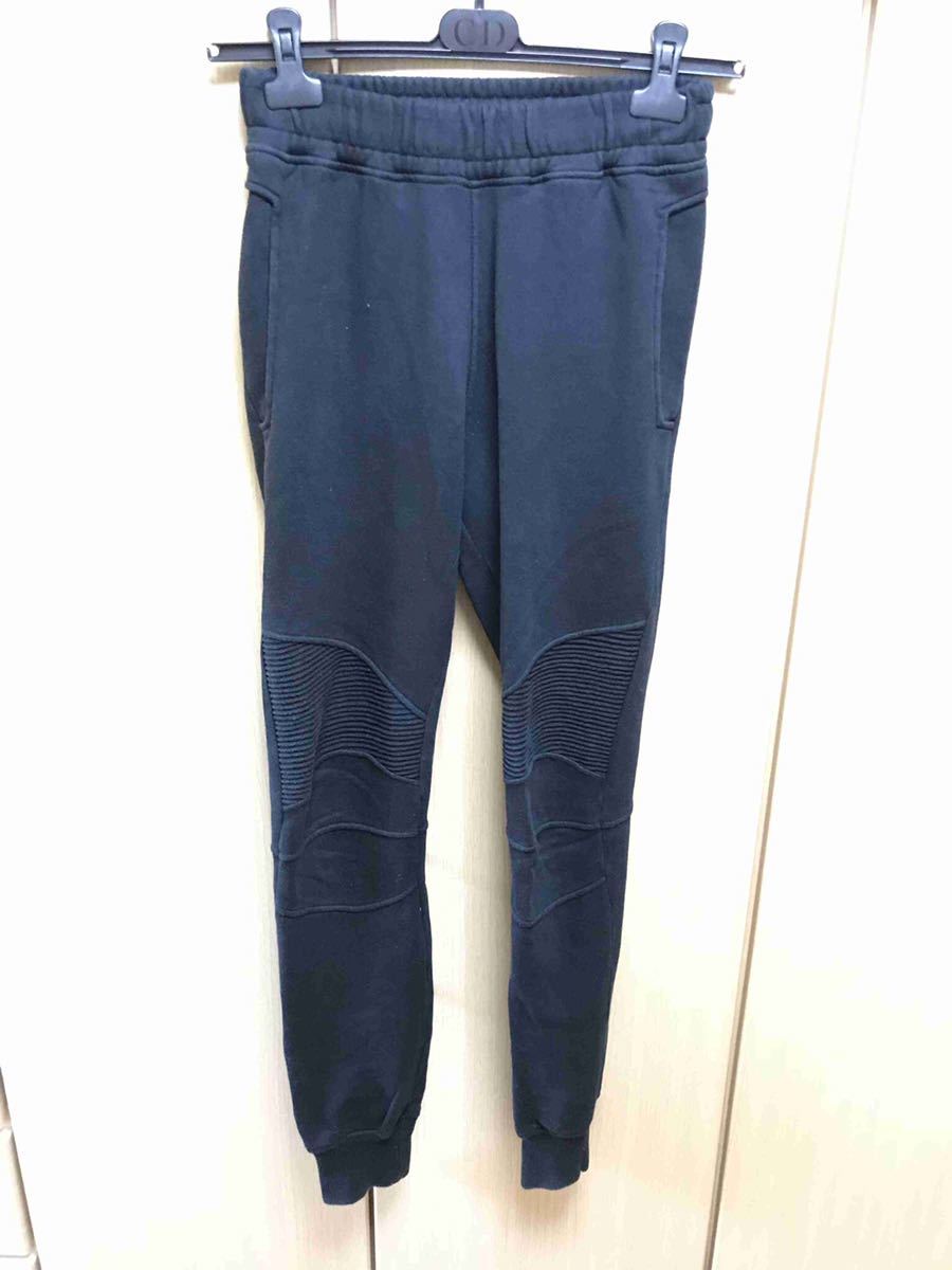 国内正規 BALMAIN バルマン 蛇腹 バイカー スウェットパンツ www