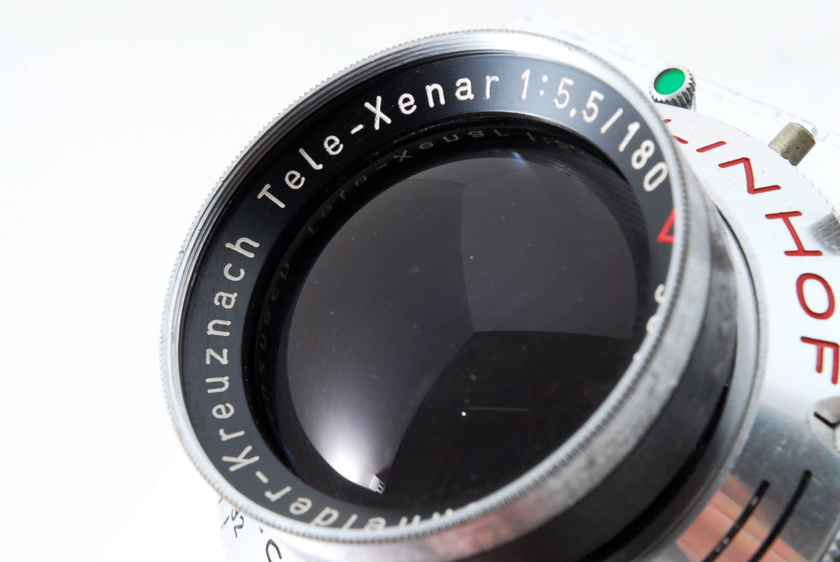 KT1764 ★外観光学美品 ★シャッター動作品 Schneider - Kreuznach Tele - Xenar 180mm 5.5 シュナイダー クロイツナッハ クセナー 大判 MF_画像9