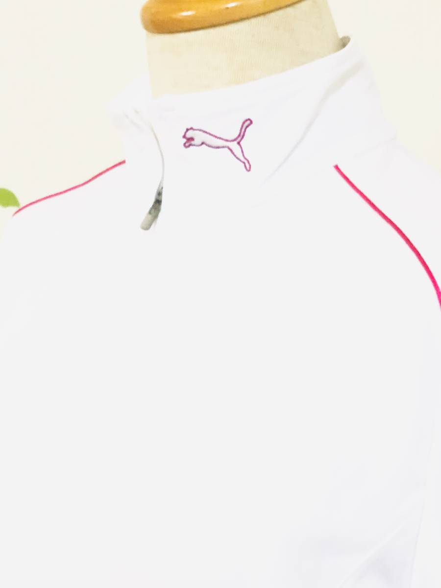 【爆売り!】 新品!PUMA プーマ ゴルフウェア 長袖 GOLF ホワイト ジッパーデザイン レディース O プーマ 【爆売り!】 新品!PUMA プーマ ゴルフウェア 長袖 GOLF ホワイト ジッパーデザイン レディース O プーマ