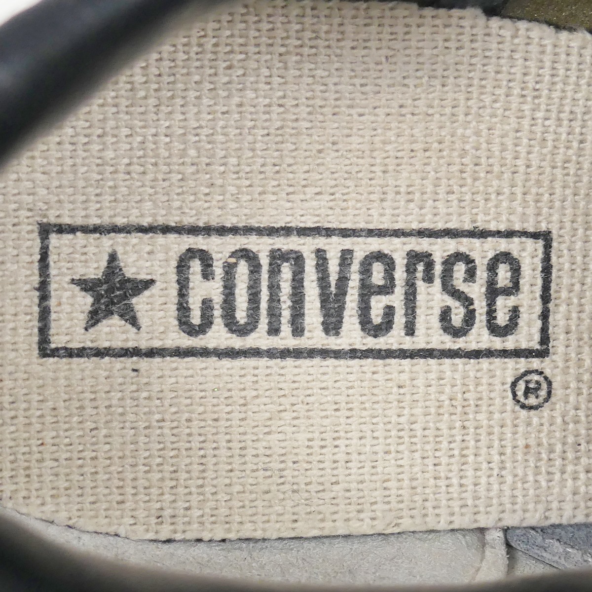 即決★日本製 CONVERSE★25.5cm ワンスター コンバース メンズ 7 レザースニーカー 白 黒 本革 オールスター 本皮 allstar 廃盤 スニーカー