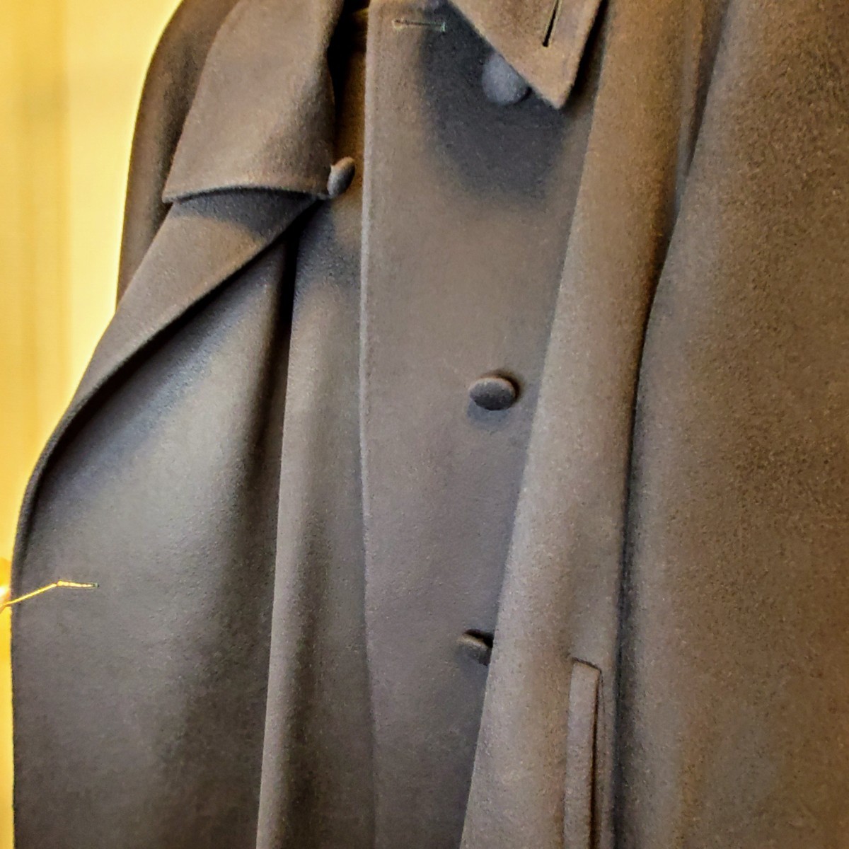 人気商品】 FOSMA/フォスマ L相当 メルトンコート/ネイビー42/8