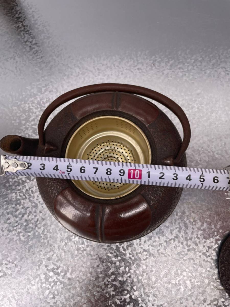 T10 T1757 中国 鉄瓶 中国古玩 中国美術 骨董 在銘 茶器 煎茶道具 