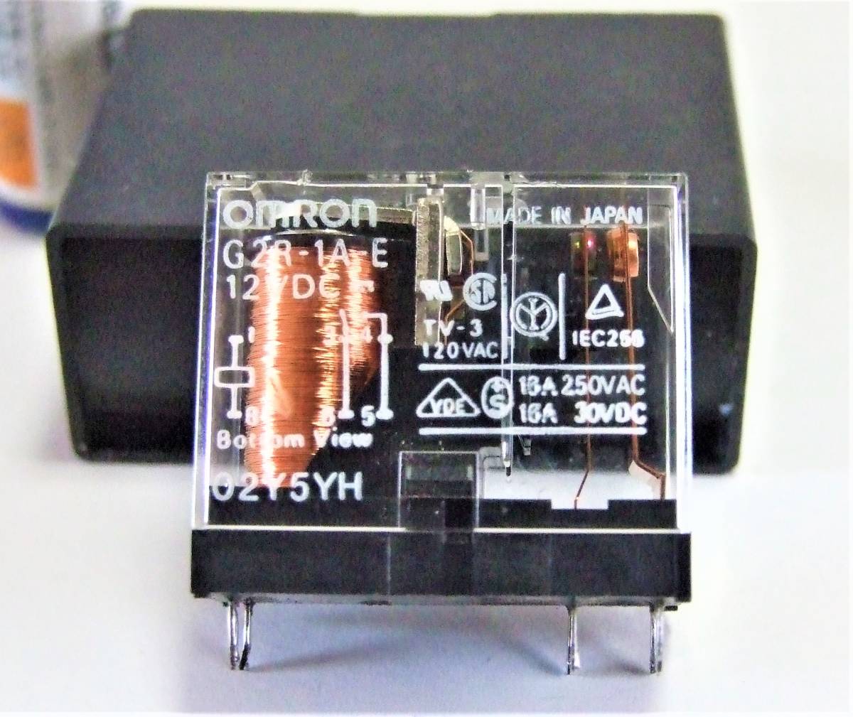 21-2/16 パワーリレー** G2R-1-E 6VDC ** G2R-1-E 200VAC 1台ずつばら売り。_画像5