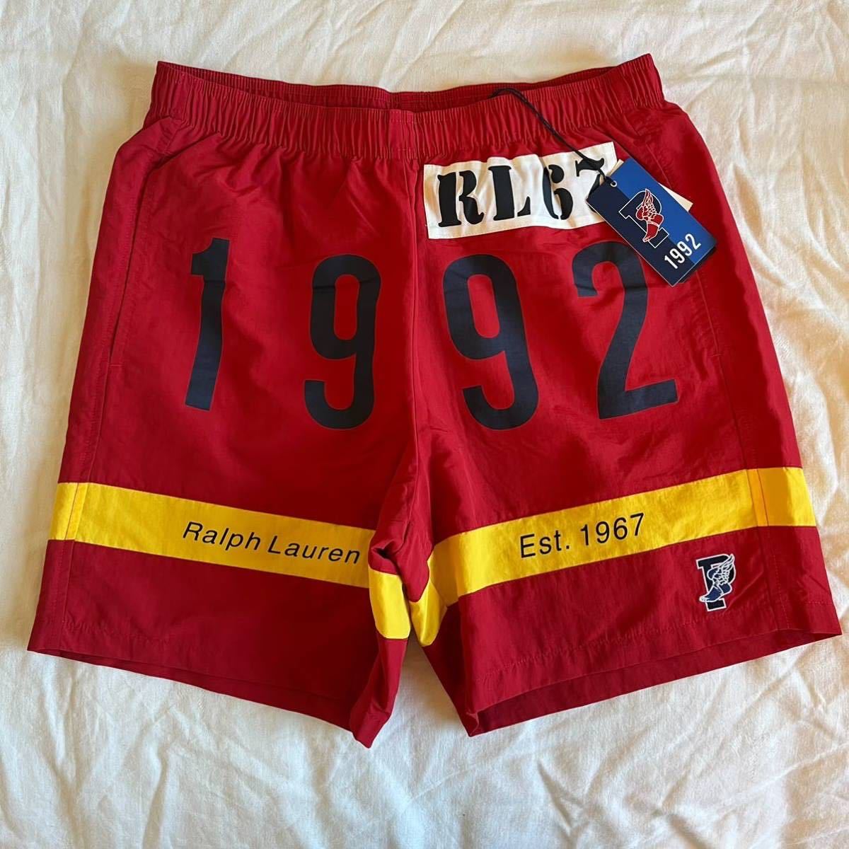 新品タグ付き XXL POLO RALPH LAUREN 1992 tokyo stadium shorts ショーツ 東京スタジアム 1993 snow beach rrl country sport rlx_画像1