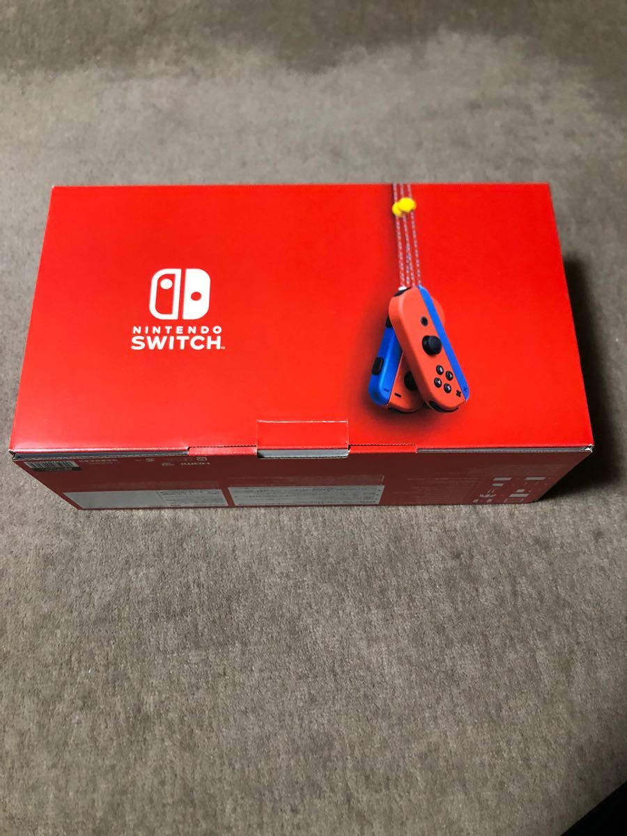 新品未使用 任天堂Switch 本体 マリオ レッド×ブルー 新品未使用 任天堂Switch 本体 マリオ レッド×ブルー