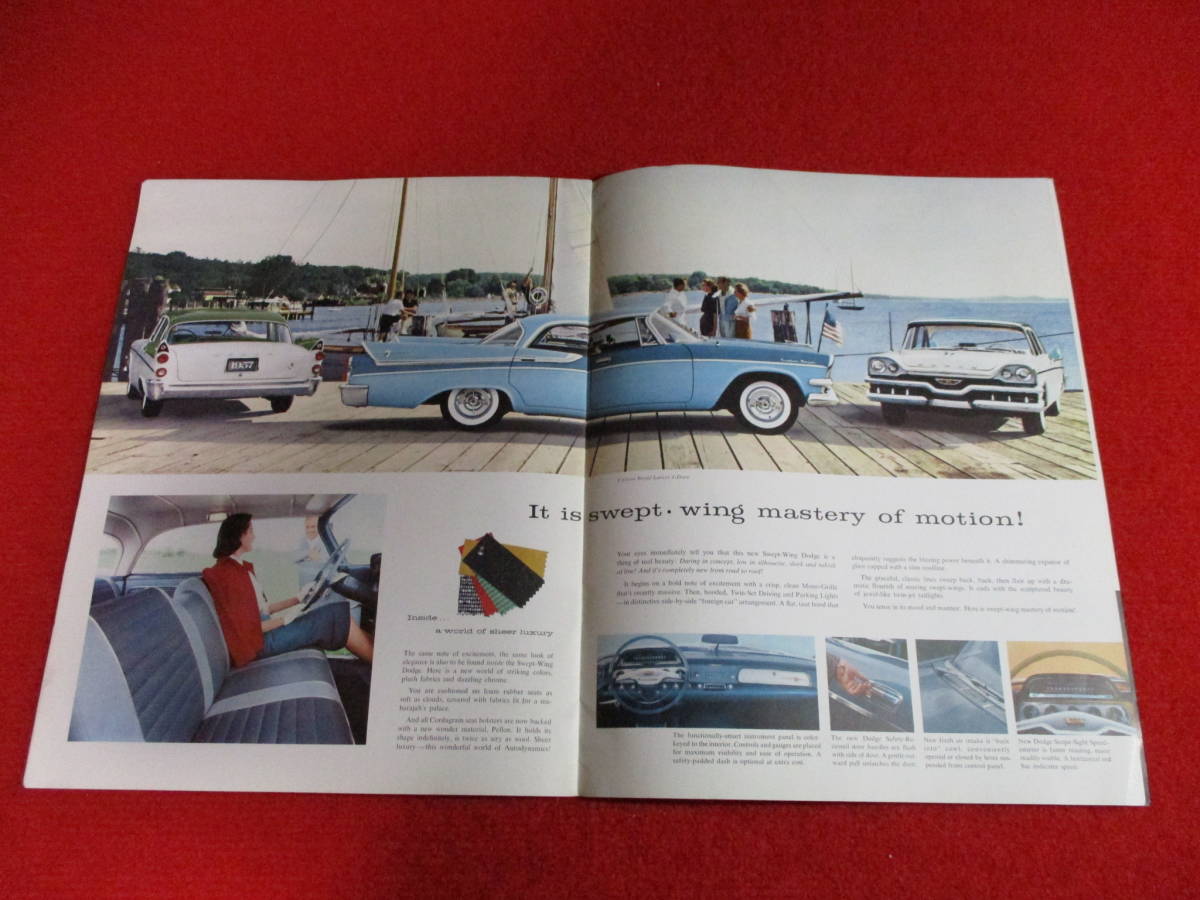 * CHRYSLER DODGE 1957 Showa era 32 large size catalog *