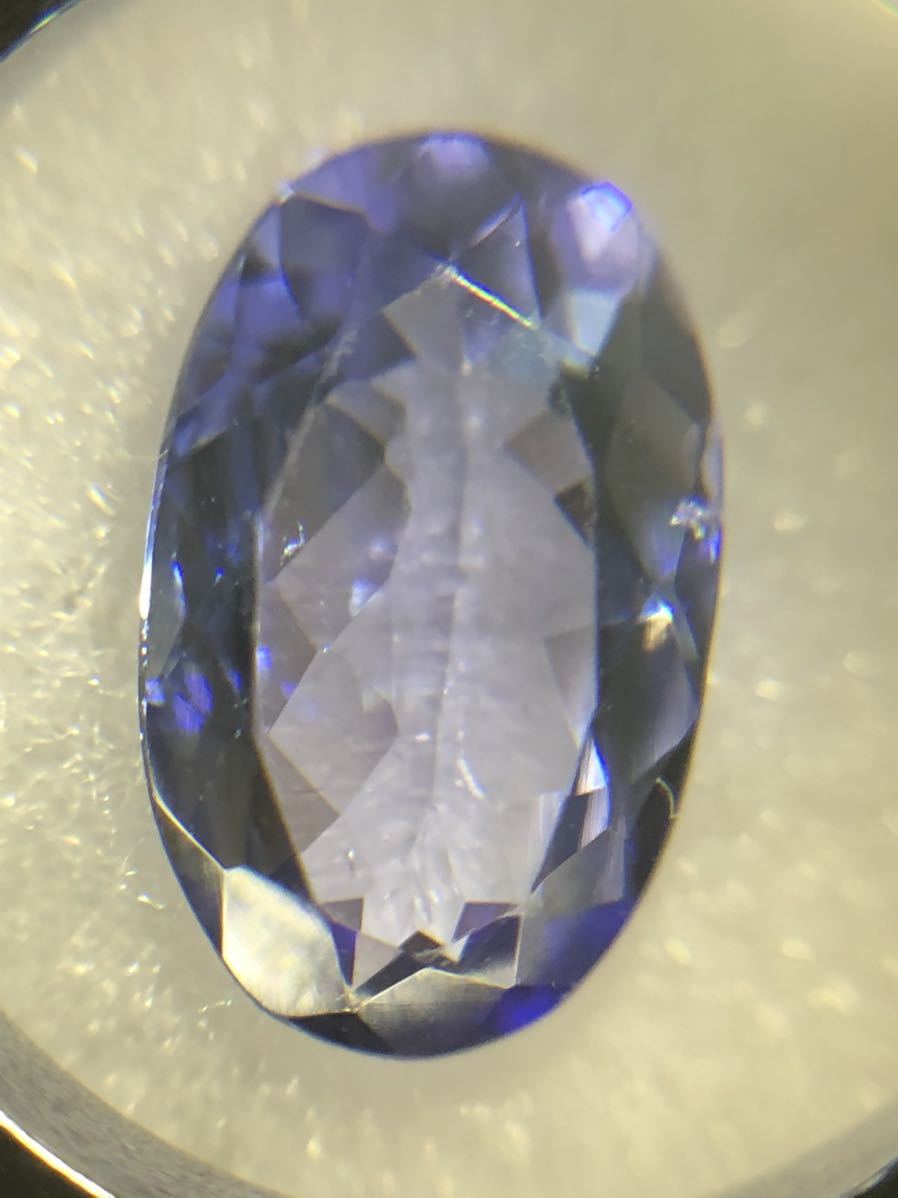 【60倍ルーペクリーン】特濃 タンザナイト 0.797ct