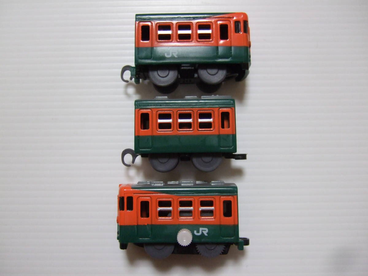 [*165 series Tokai type express train 4 both ].........! car . row car . line ... block compilation [ Capsule Plarail ]