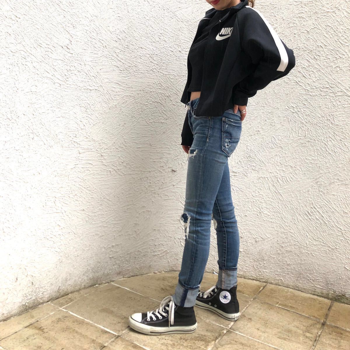 Paypayフリマ アメリカンイーグル スキニー ダメージジーンズ レディース ハイウェスト おしゃれ ストレッチデニム Denim Paypayフリマ アメリカンイーグル スキニー ダメージジーンズ レディース ハイウェスト おしゃれ ストレッチデニム Denim