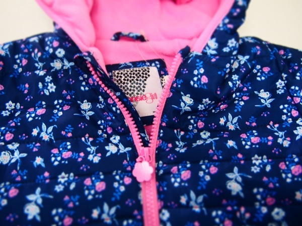 新品■kensie girl 女の子 ジャケット 4T 4歳 100 花柄ジャンパー フリース 暖かい♪_画像3