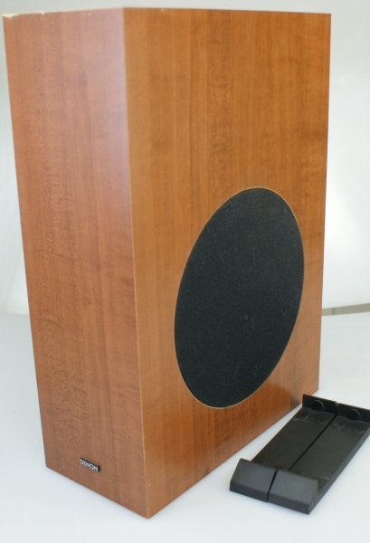 DENON super woofer DSW-M380 operation OK stand attaching scratch equipped 