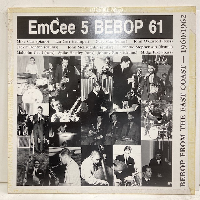●00即決 LP EMCEE 5 bebop61 イアン・カー マイク・カー カバーにダメージ(全角にテープ) 。87年UK盤。_画像1