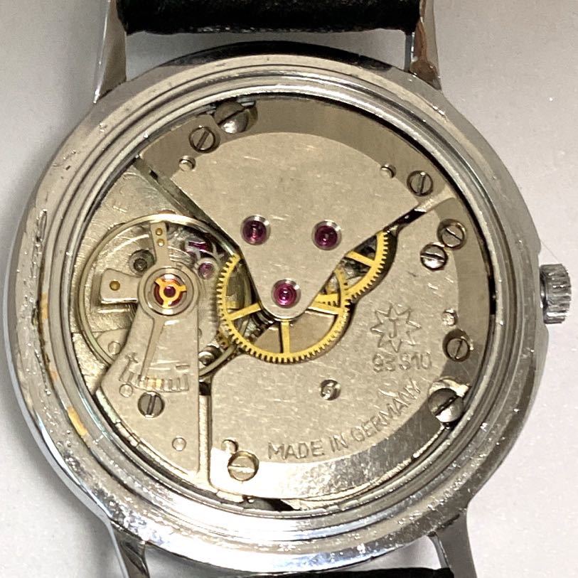 JUNGHANS Max Bill ユンハンス マックスビル 1960年代 Cal.J93S10 手巻き 腕時計 メンズ アンティーク ビンテージ  ドイツ時計