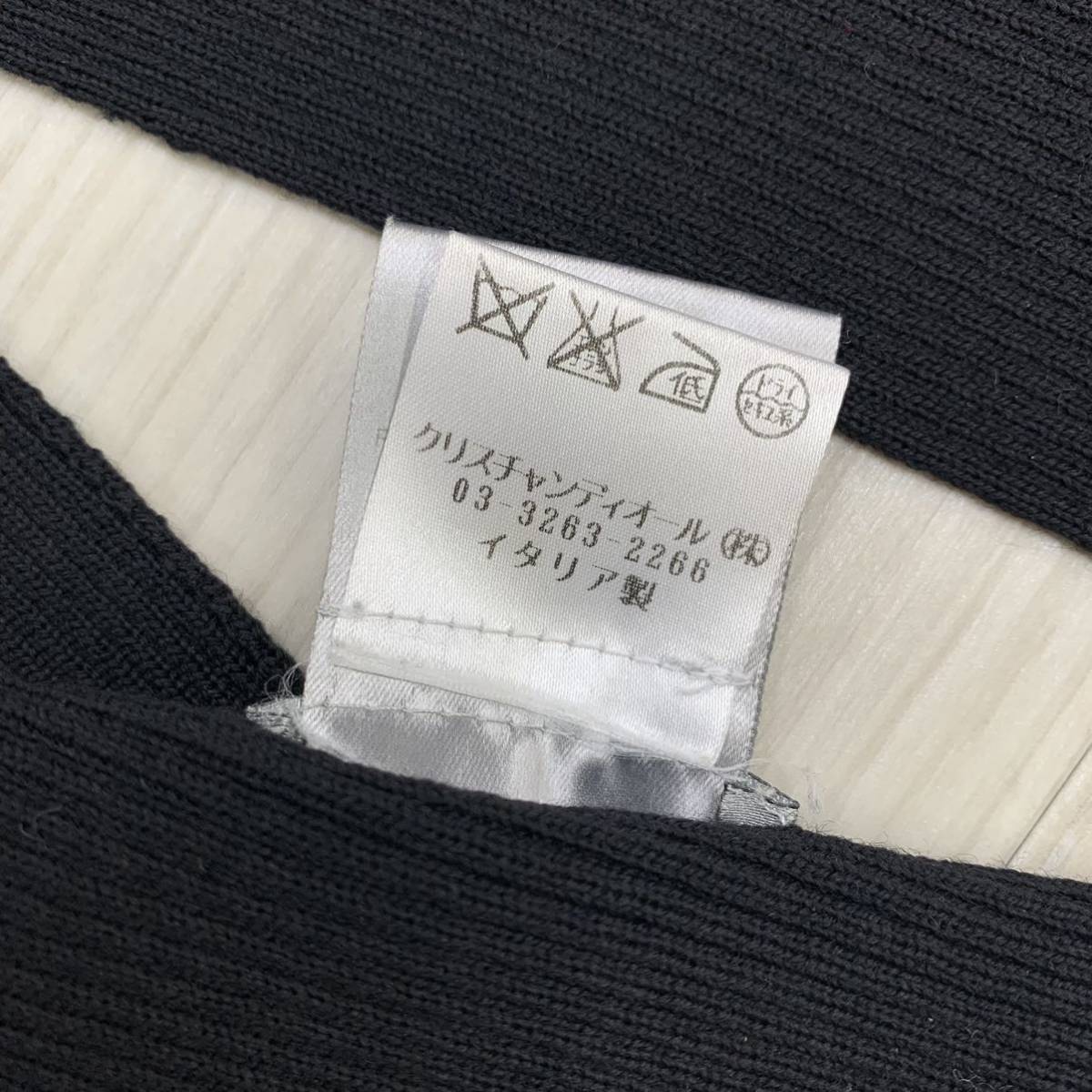 美品 Dior HOMME ディオールオム bee刺繍 蜂 ウール100% ロング 美品 Dior HOMME ディオールオム bee刺繍 蜂 ウール100% ロング