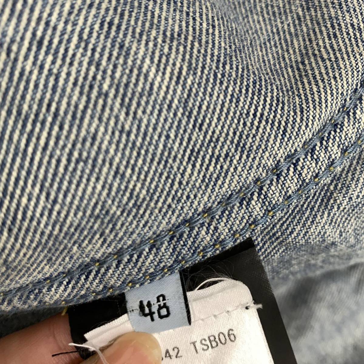 BALENCIAGA バレンシアガ AW Campaign Logo Denim Jacket