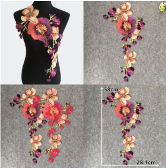 中空のベネチアンドレス 布シャツの装飾 DIY レースの襟 縫製クラフトアクセサリー AZ0234_画像1