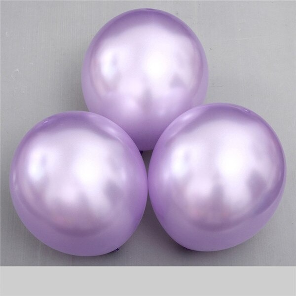 10ピース　ロット12インチ　2.8ｇ　ラテックスバルーン　パーティー　空気ボール　結婚式の装飾　バースデー　パーティー用品　A2499_④Light Purple
