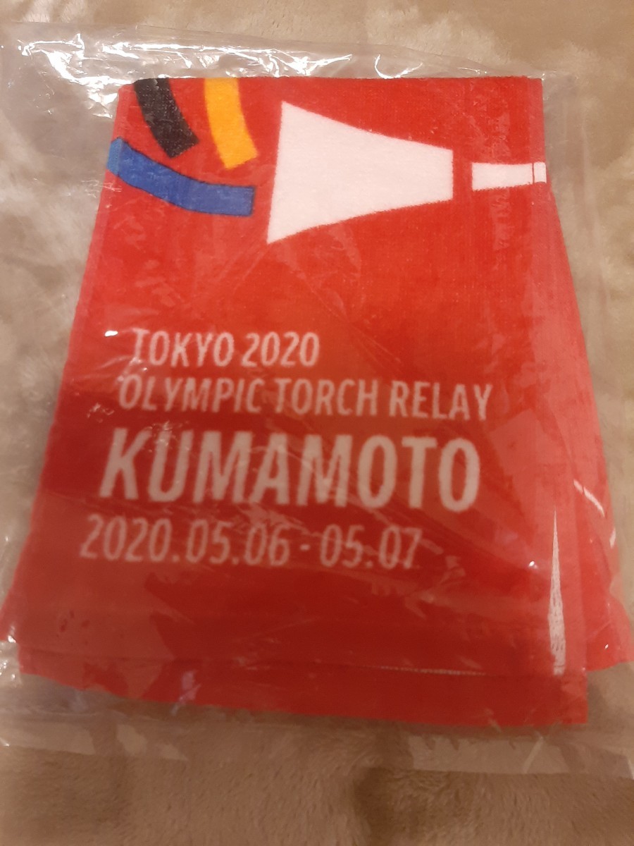 コカ コーラ 東京オリンピック 2020 聖火リレー マフラー タオル 熊本 マフラータオル