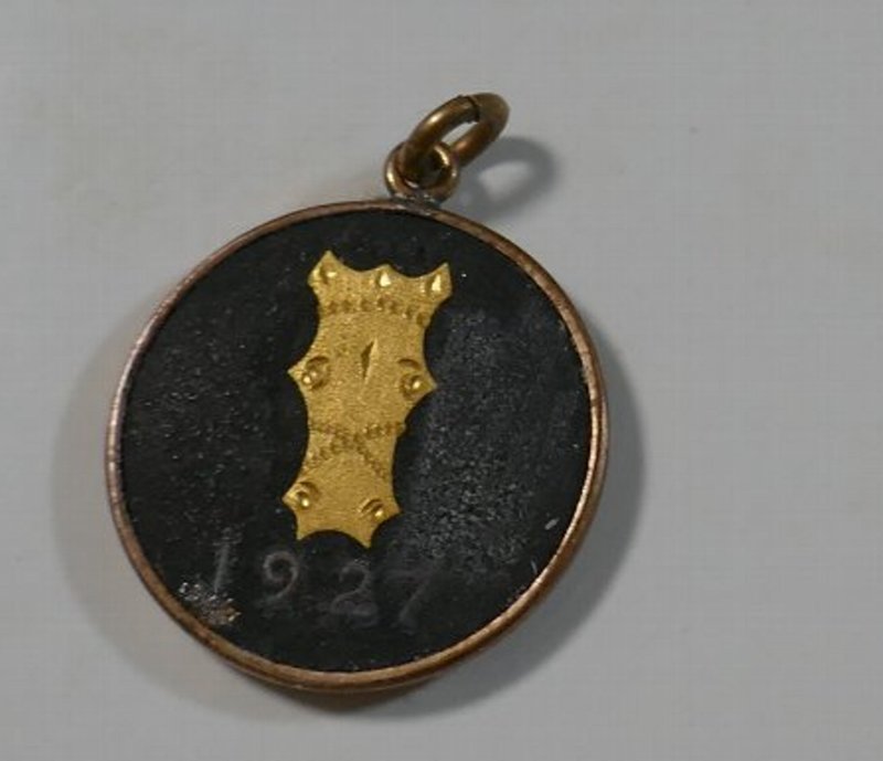 戦前　第四回　京都学生馬術連盟競技大会　1927年（昭和２年）　徽章　メダル　_画像1