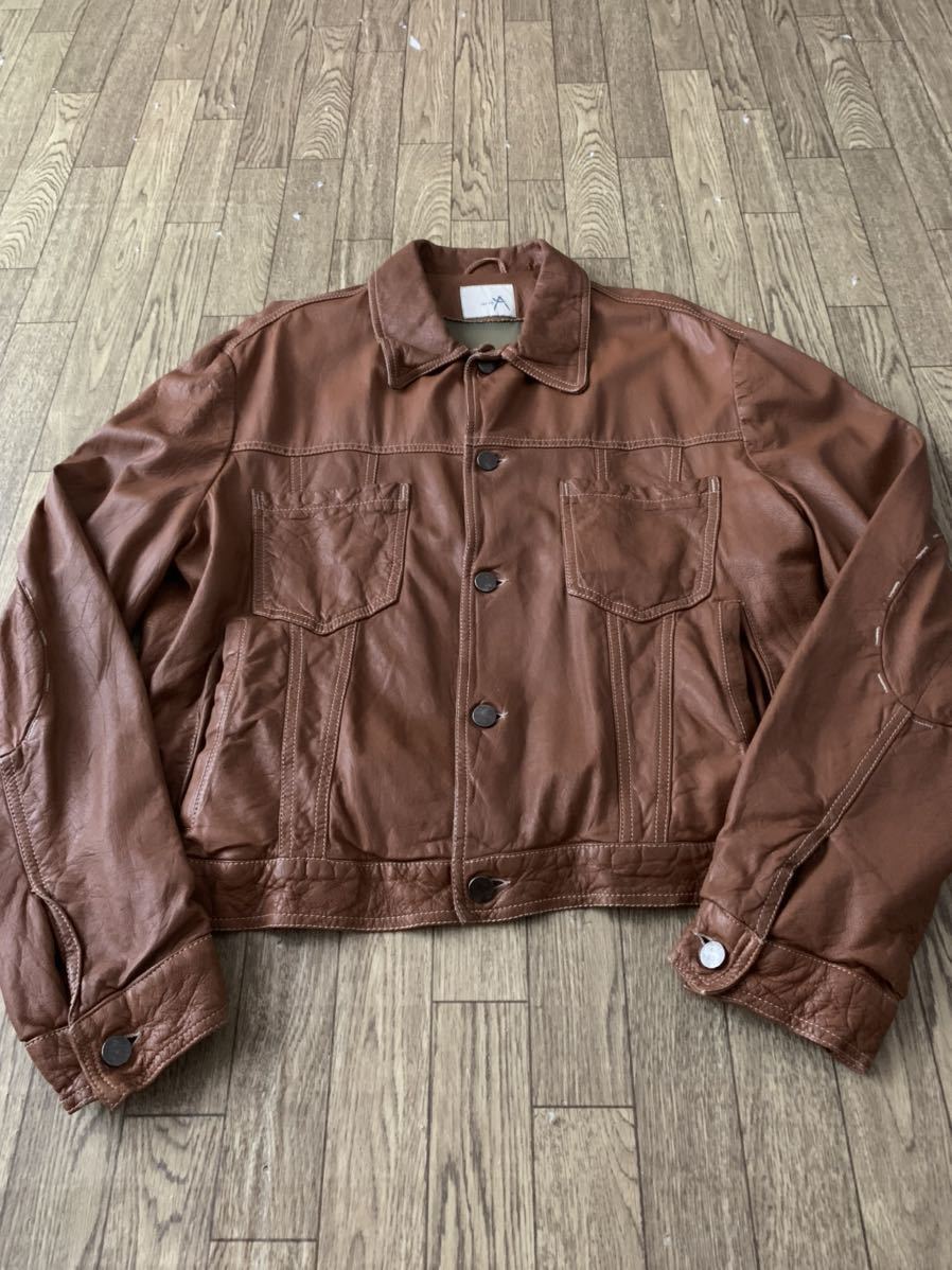 Yahoo!オークション - ロット78 lot 78 レザージャケット イタリア製
