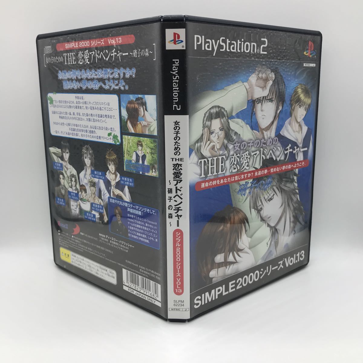 SIMPLE2000シリーズ Vol.13 THE 恋愛アドベンチャー 硝子の森 PS2 中古 ソフト 動作確認済み 説明書付属 匿名ネコポス 送料無料 返品可