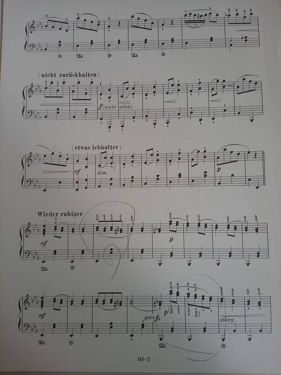 エコセーズ ベートーベン　L.van Beethoven Ecossaise ピアノ　楽譜　NO.185 全音楽譜出版社　【即決】_画像3