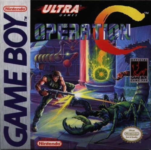 北米版 Operation C コントラ Nintendo Game Boy ゲームボーイ ソフト