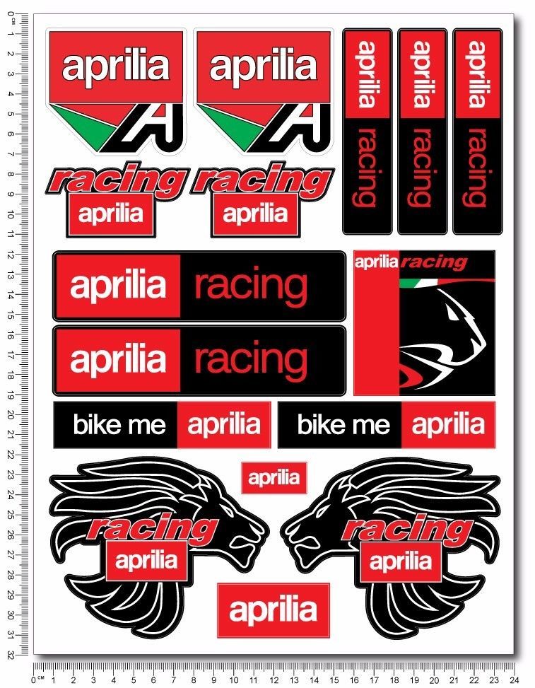 APRILIA RACING アプリリア ホイル ホイール ステッカー シール デカール_画像1