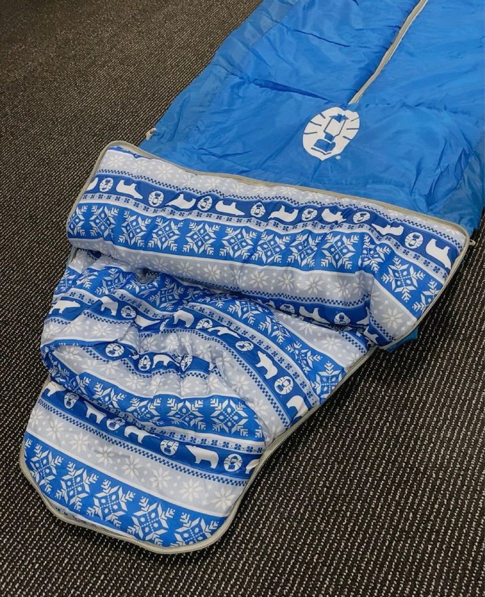 コールマン(Coleman) 寝袋 キッズマミーアジャスタブル C4 使用可能温度4度 マミー型 ブルー