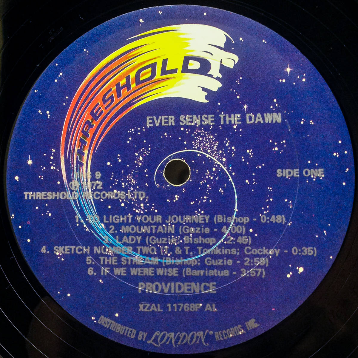 [LP] '72米Orig / Providence / Ever Sense The Dawn / Threshold / THS 9 / Folk Rock / Soft Rock / Prog Rock_画像4