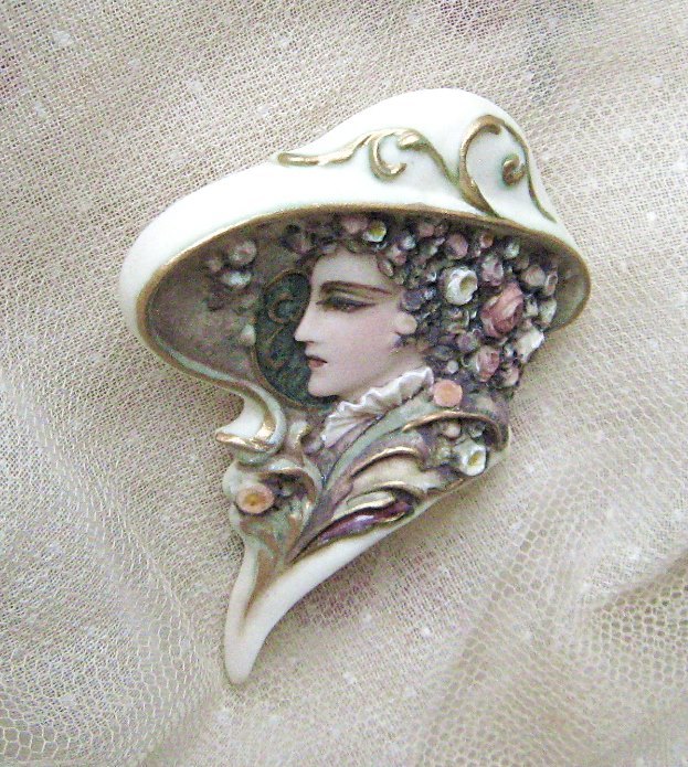  coloring relief picture brooch specification [ mystery. country ... not Alice ] Aquilax work inspection )a-ru Novo -/myu car / antique / rose 