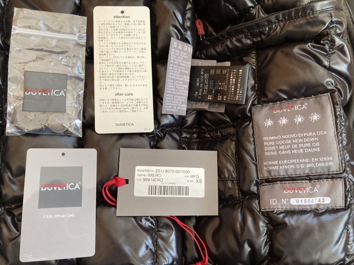 DUVETICAデュベティカファー付きダウンジャケット国内正規品カナダ