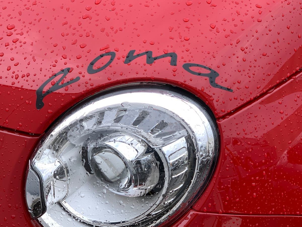 フィアット500 ローマ ステッカー チンクェチェント ROMA デカール 