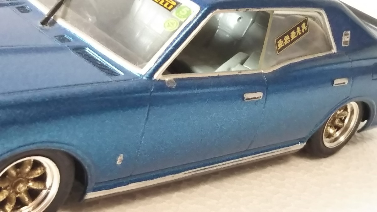 1/24 アオシマ セドリック プラモデル 完成品 街道レーサー 1/24 アオシマ セドリック プラモデル 完成品 街道レーサー