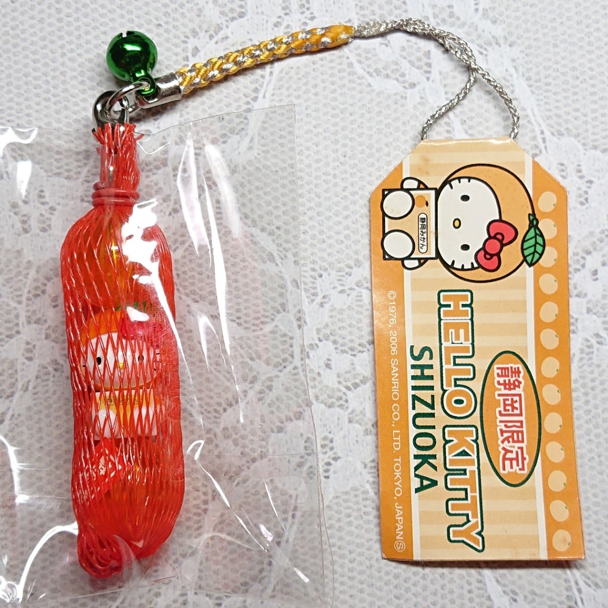 ご当地キティ ネット入フルーツ根付け 静岡限定 静岡みかん ご当地キティ ネット入フルーツ根付け 静岡限定 静岡みかん