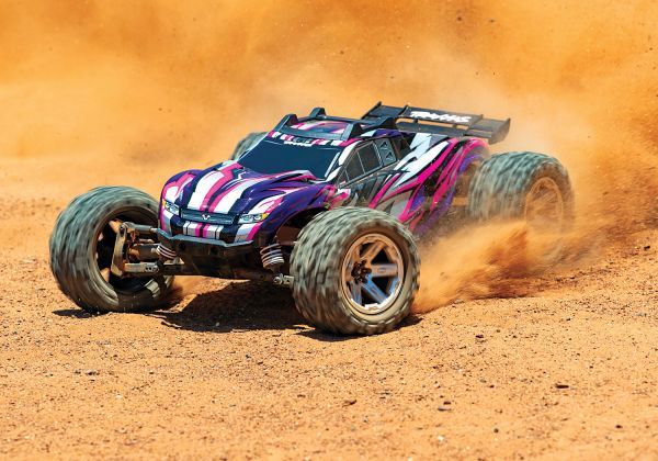 TRAXXAS#トラクサス.com　ラストラー Rustler 4X4 VXLラスラー 4X4 VXL スタジアム トラック 4WD　Rustler 4X4 VXL (67076-4)Action (pink)