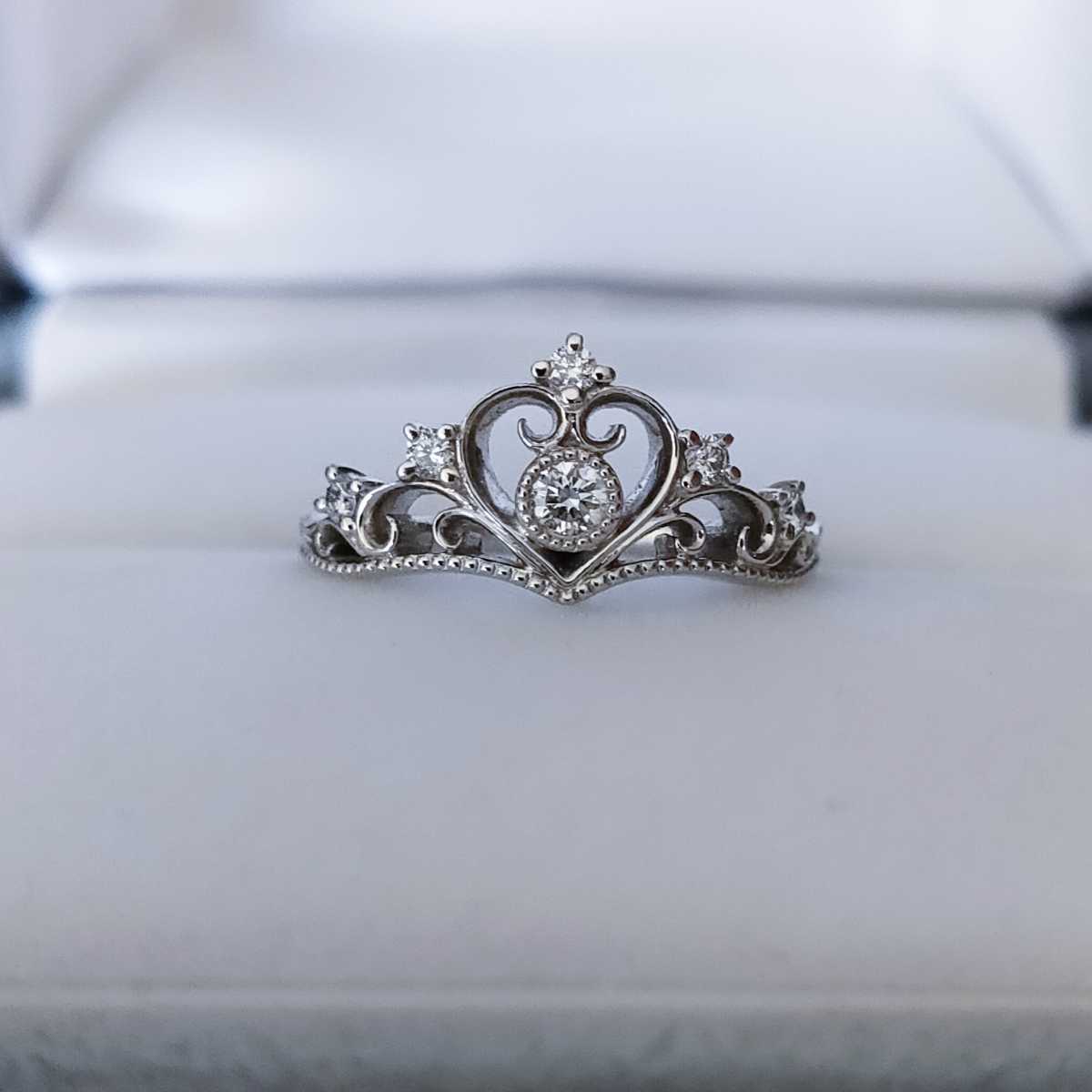 K.UNO ケイウノ ダイヤモンド リング Pt900 0.12ct 3.2g | www