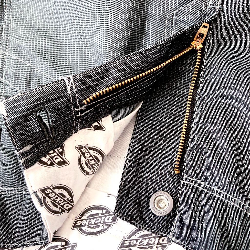 b56)Dickies ディッキーズ ヒッコリー ピンストライプ ワークパンツ D