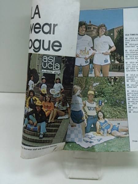 UCLA　 '70年代生産USA製　新品デッド 「帽子キャップ」 紺　Ssize　N-9a_1977年 UCLA Students カタログ(未付属)