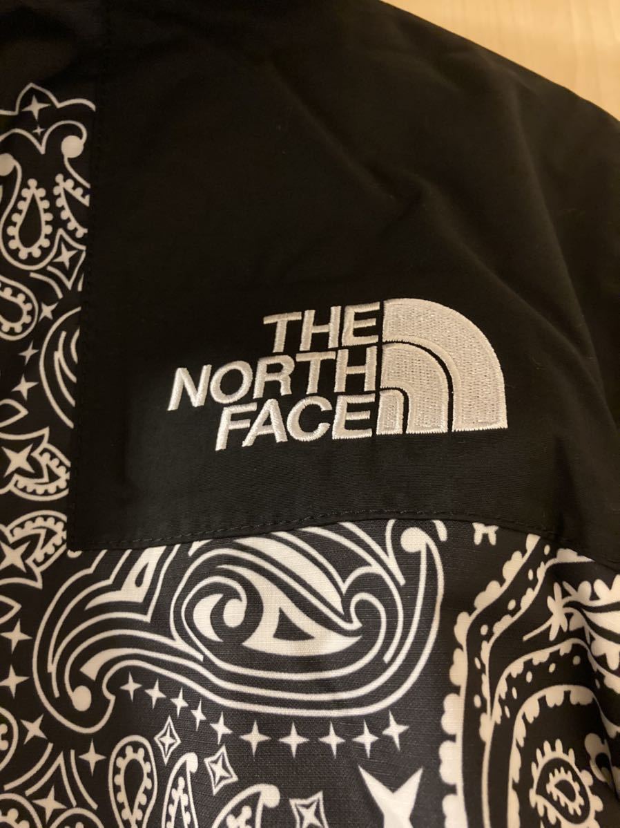 Supreme THE NORTH FACE BANDANA Mountain PARKA Black Sサイズ 美中古