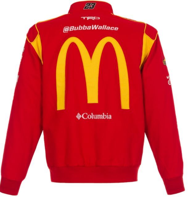 BE13)JH Design BUDDA WALLACE [MC DONALD'S] NASCAR 2021/レーシングツイルジャケット/2XL_画像2