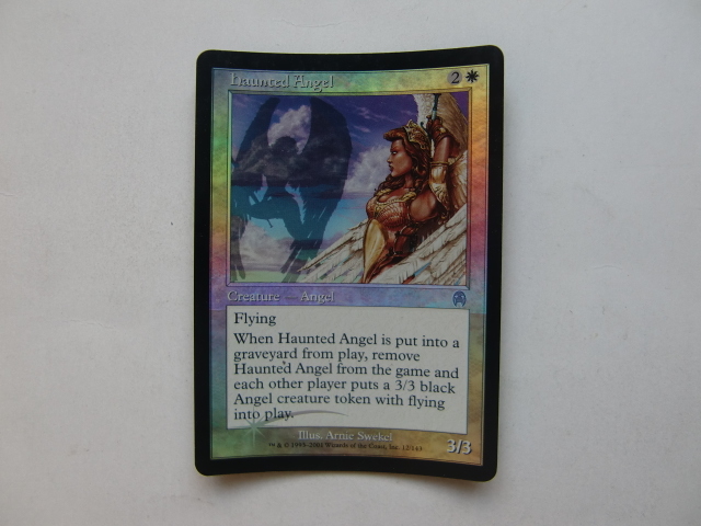 バイン　MTG 憑依の天使/Haunted Angel foil 英語1枚_画像1