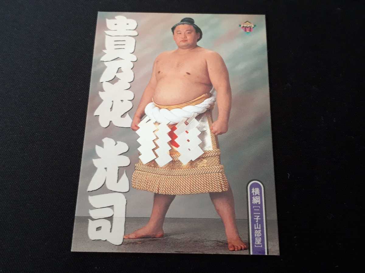 良品 BBM 1999年 上半期版 貴乃花 光司 サンプルカード SAMPLE 大相撲カード_画像1