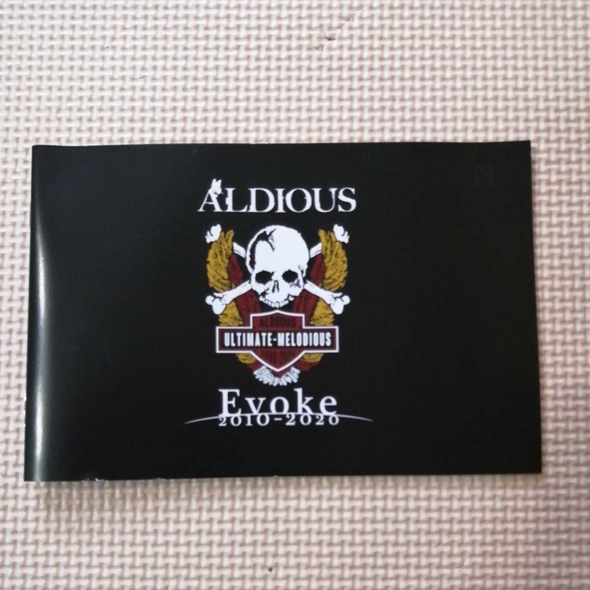 中古品 完売品 オフィシャル・ウェブサイト限定プレミアム盤 2CD＋DVD Aldious アルディアス「Evoke 2010-2020」_画像6