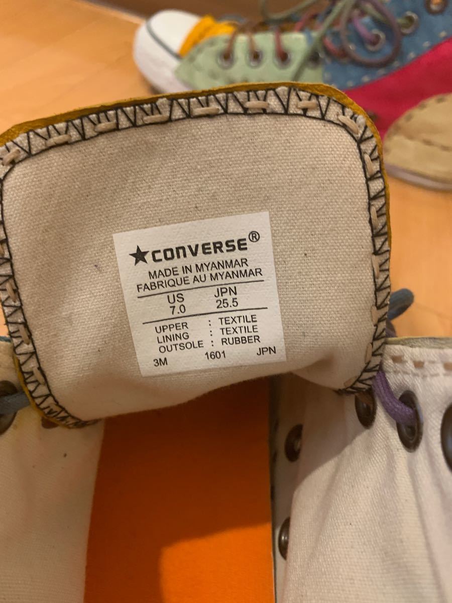 【スニーカー】CONVERSE ALL STAR HI使用オーダーメイド【ピッグスエード】 