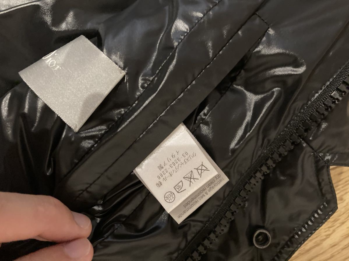 美品 Dior Homme 07AW エディスリマン アビエーター ダウンジャケット
