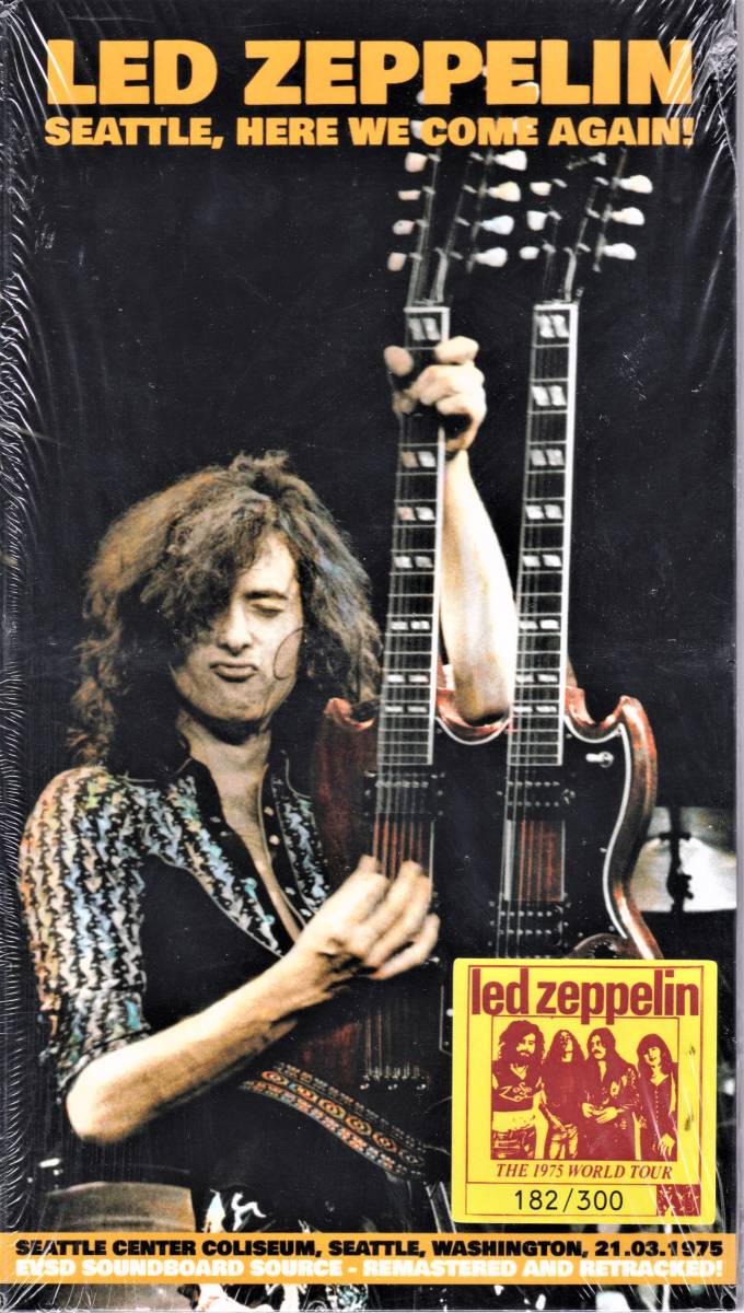 PayPayフリマ｜Led Zeppelin レッド・ツェッペリン - Seattle Here We Come Again 300枚限定四枚組ＣＤ