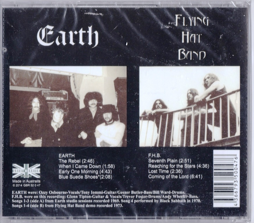 Earth (Pre Black Sabbath), Flying Hat Band (Pre Judas Priest) Coming Of The Heavy Lords 発掘ＣＤ